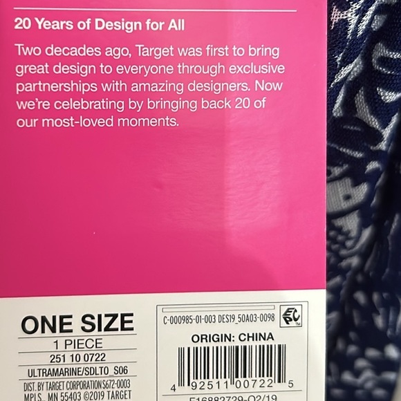 Lilly Pulitzer for Target 2015 Upstream Scarf - Rare Collectible Piece - Picture 11 of 16